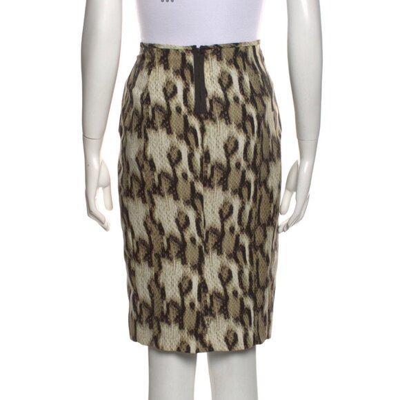 Roberto Cavalli Skirt Animal Print Snake Leopard Made in Italy Size IT 42 - Picture 3 of 7